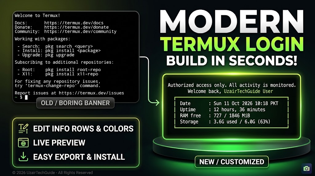 Termux Banner Generator preview