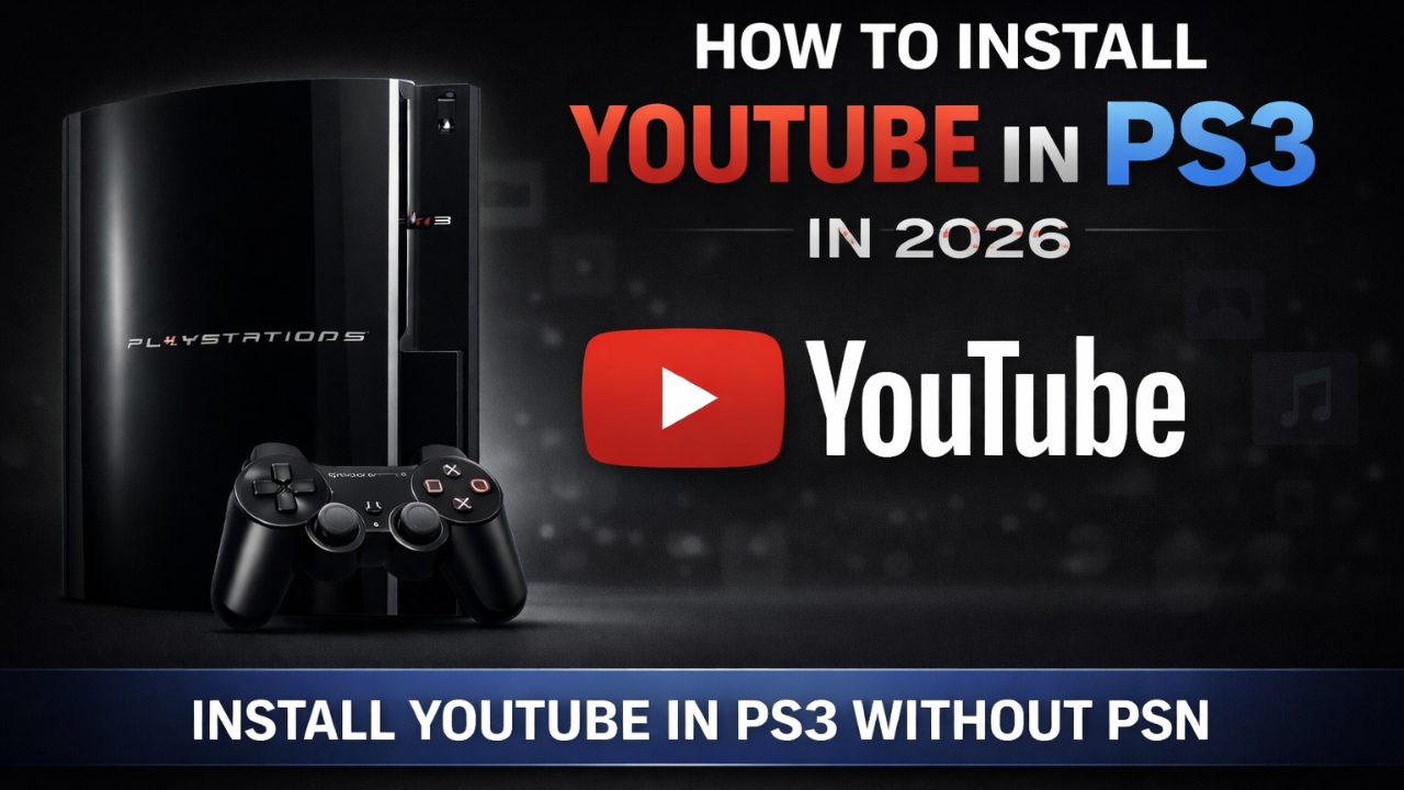 Install YouTube on PS3